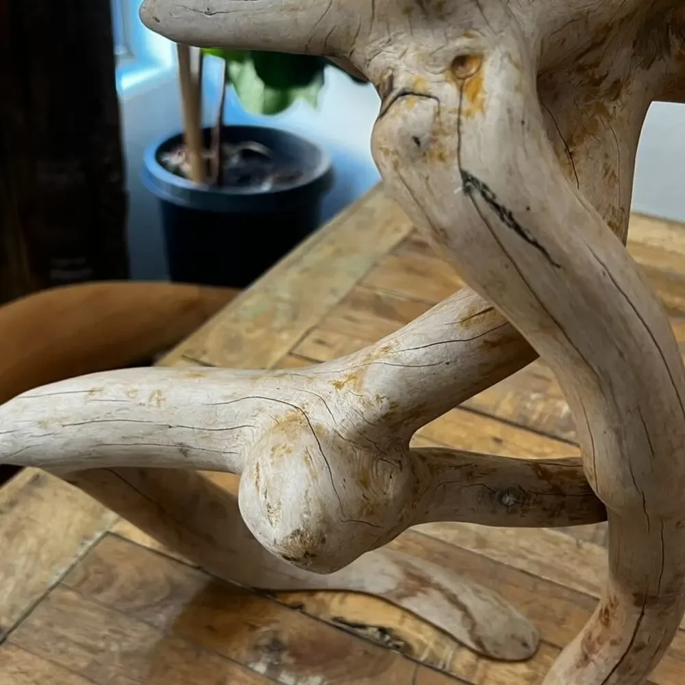 Large Organic Free Form Wood Sculpture Natural 21